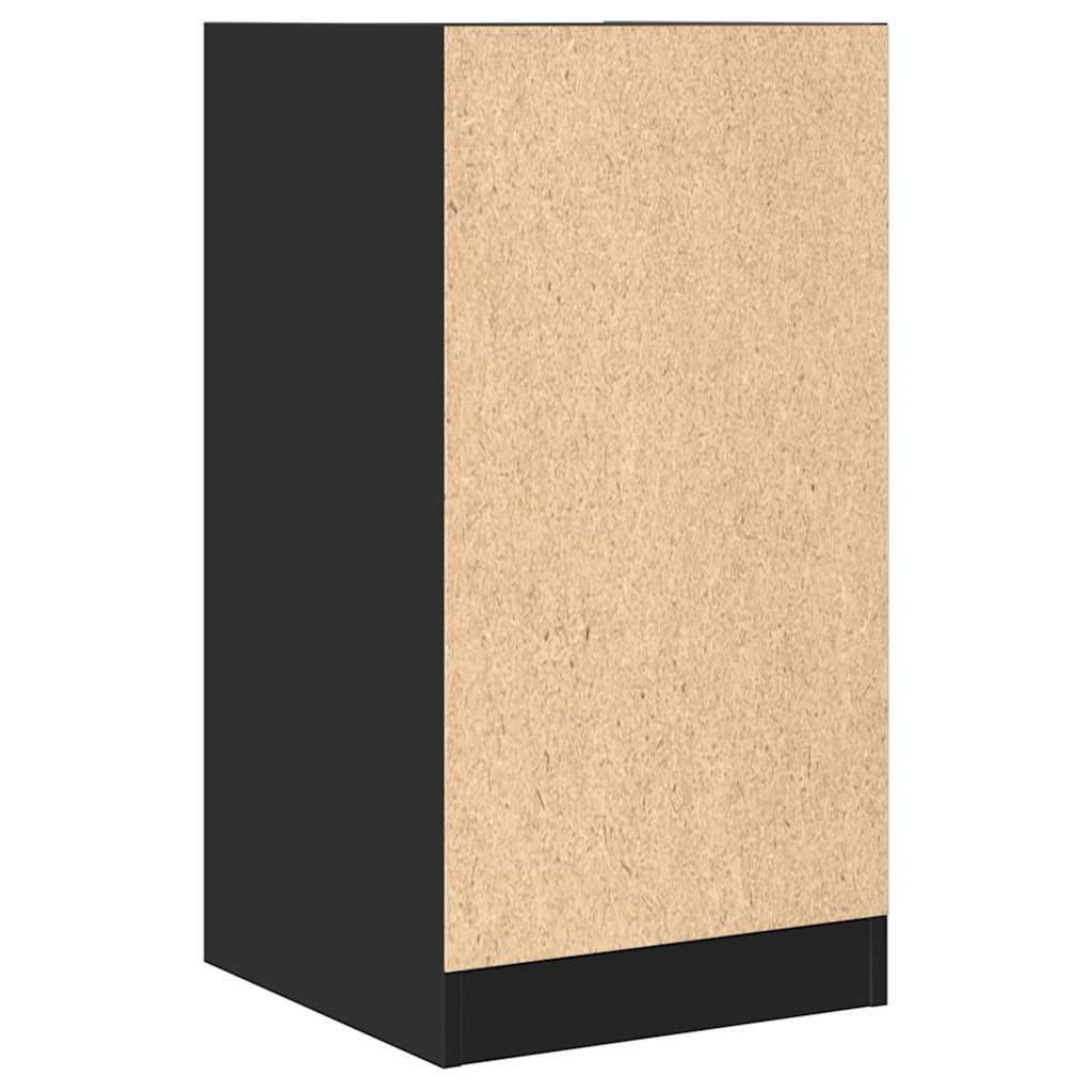 Apothekerschrank Schwarz 40x41x77,5 cm Holzwerkstoff