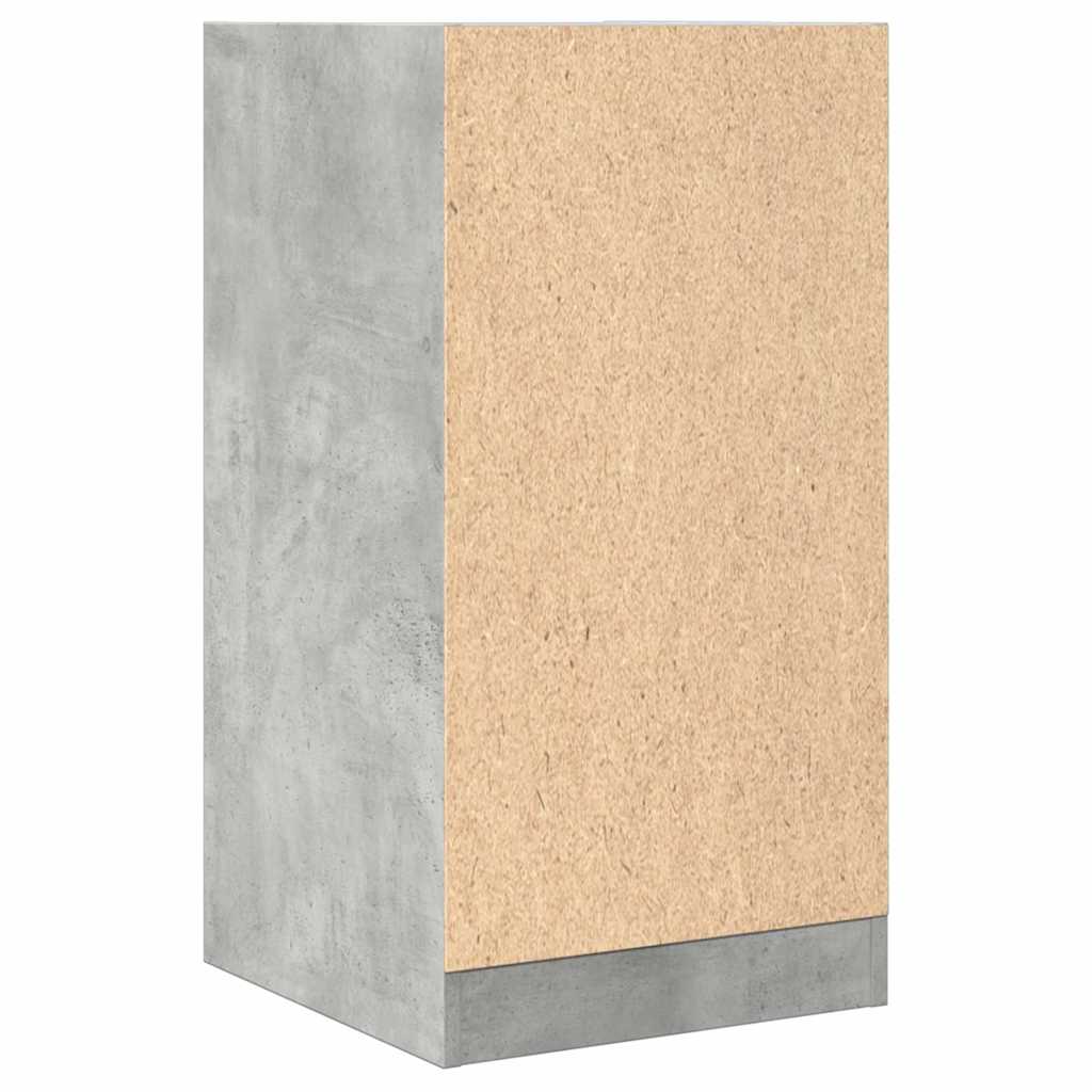 Apothecary Cabinet Concrete Grey 40x41x77.5 cm Wood Material