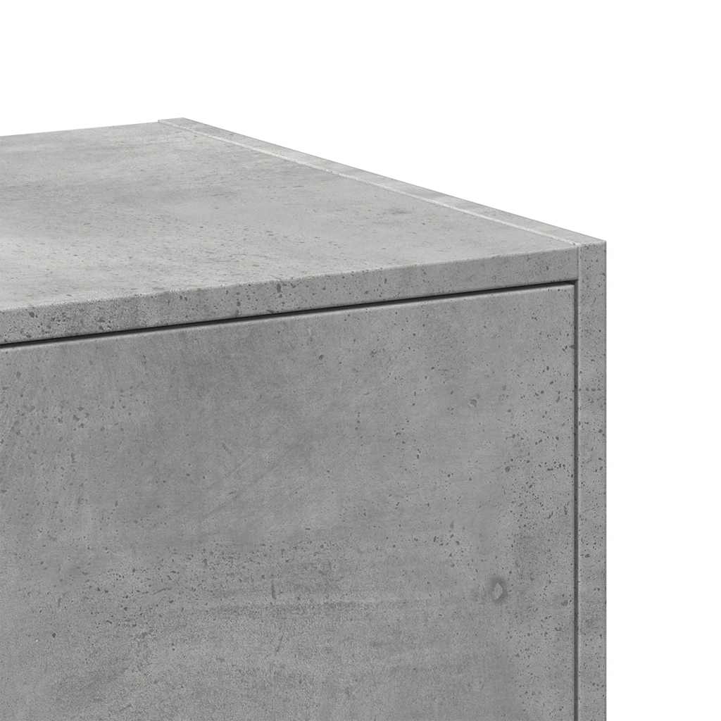 Apothecary Cabinet Concrete Grey 40x41x77.5 cm Wood Material