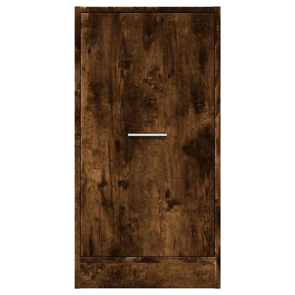 Apothecary Cabinet Smoked Oak 40x41x77.5 cm Wood Material