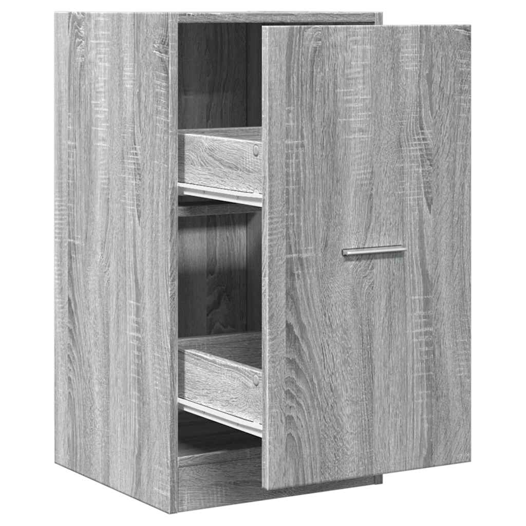 Apothecary Cabinet Grey Sonoma 40x41x77.5 cm Wood Material