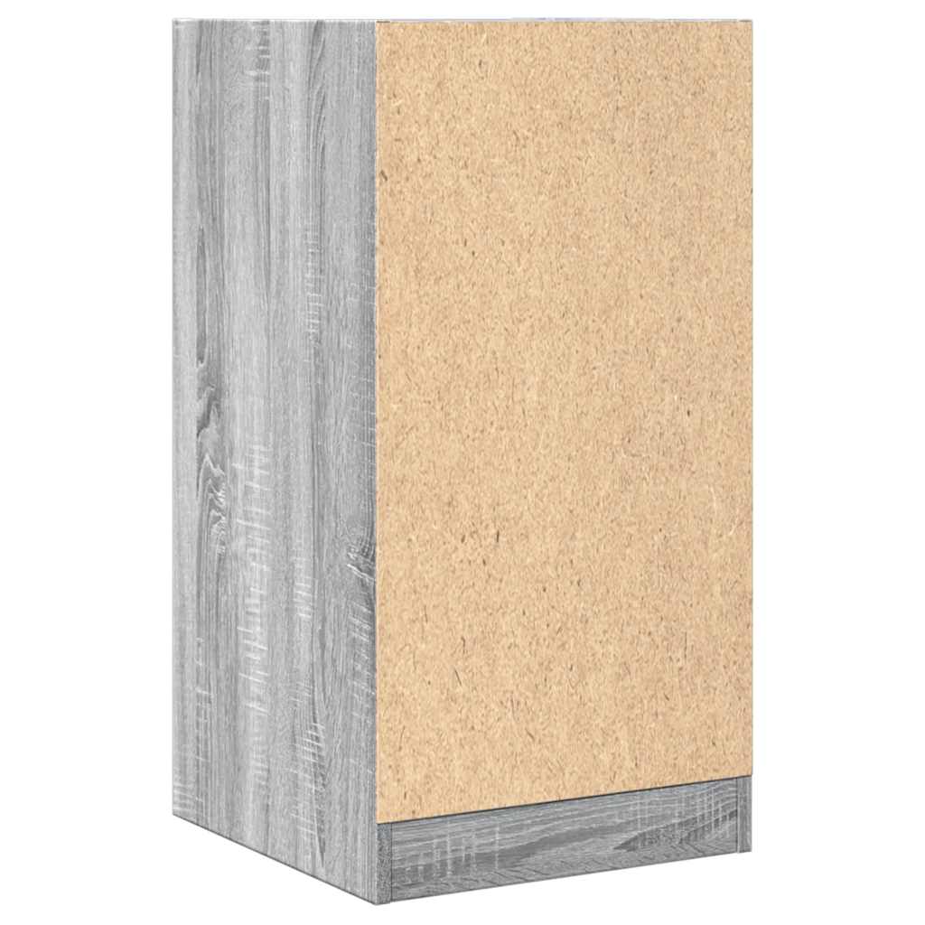 Apothecary Cabinet Grey Sonoma 40x41x77.5 cm Wood Material