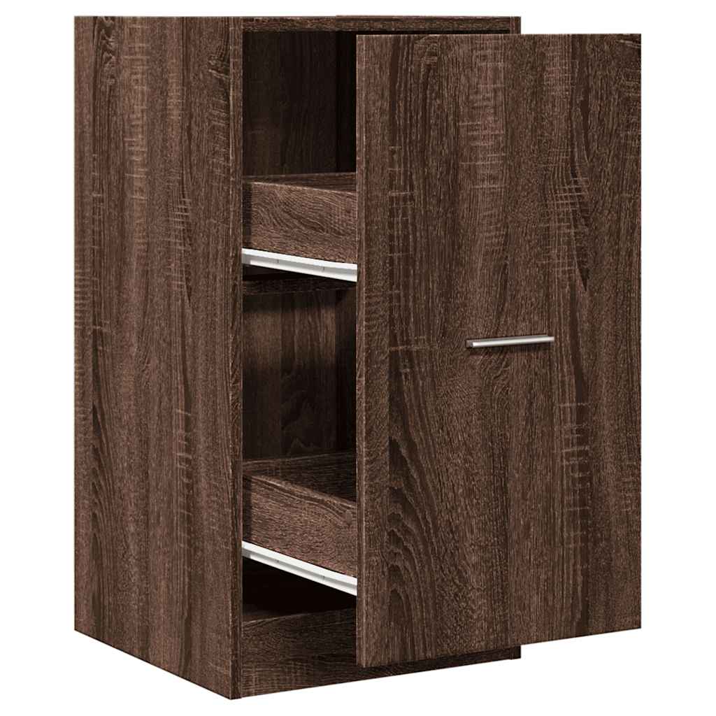 Apothecary Cabinet Brown Oak Look 40x41x77.5 cm Wood Material