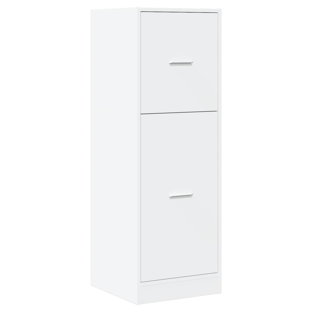 Apothecary Cabinet White 40x41x118 cm Wood Material