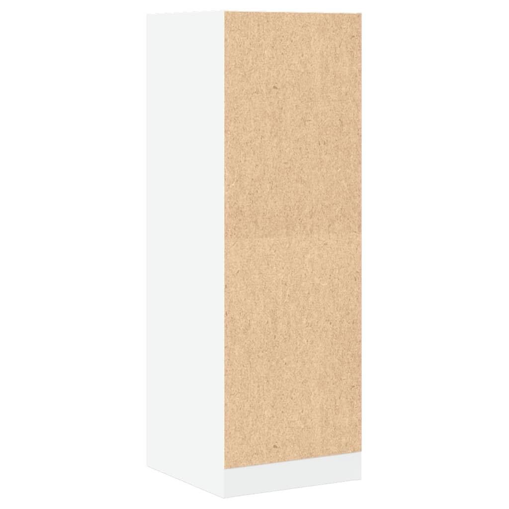 Apothecary Cabinet White 40x41x118 cm Wood Material