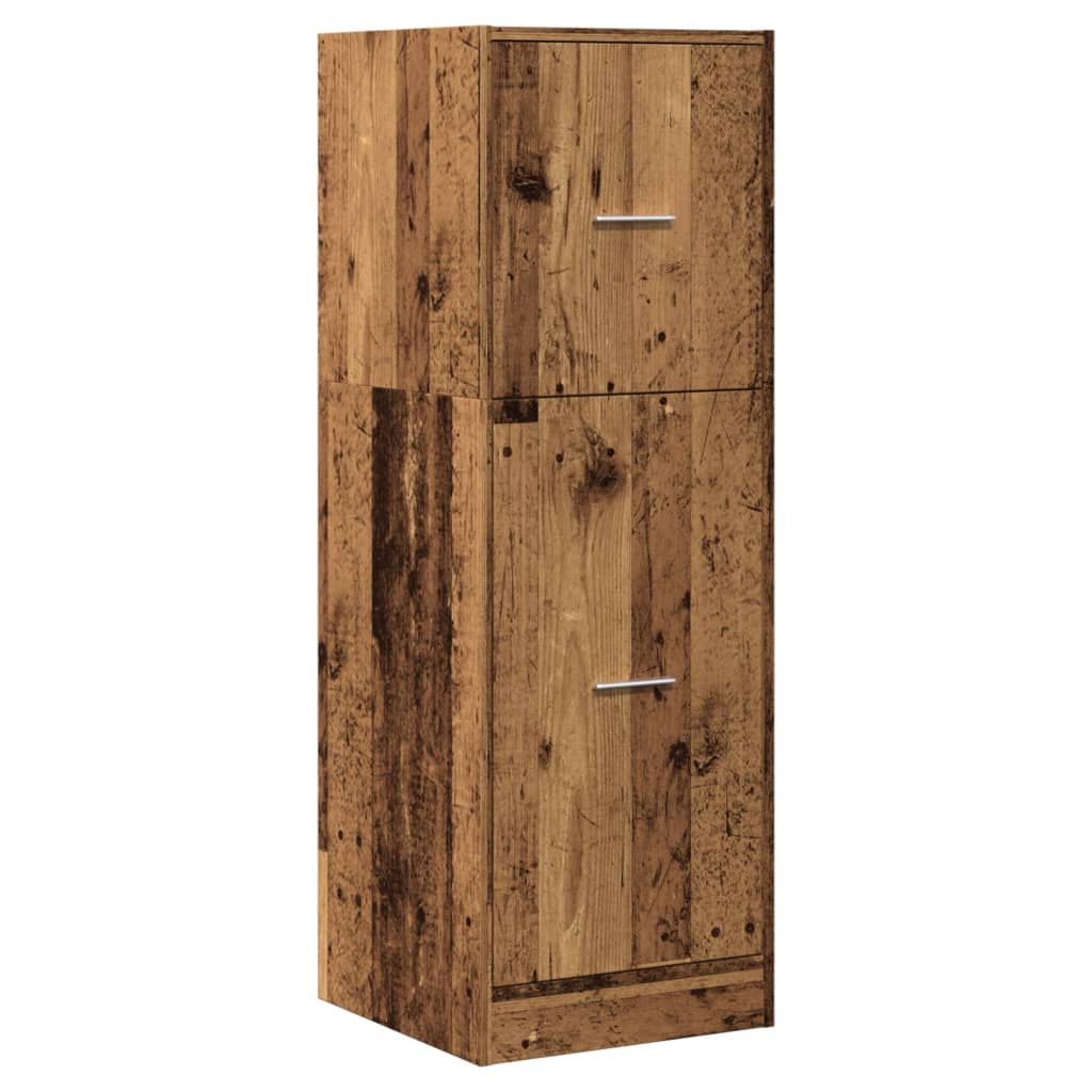 Apothecary cabinet old wood look 40x41x118 cm wood material