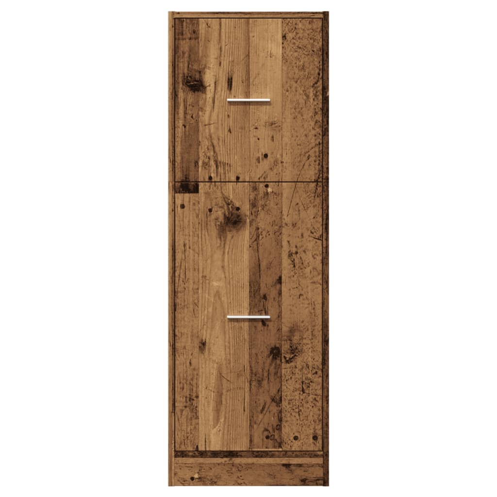 Apothecary cabinet old wood look 40x41x118 cm wood material