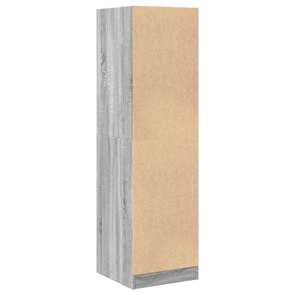 Apothekerschrank Grau Sonoma 40x41x144,5 cm Holzwerkstoff