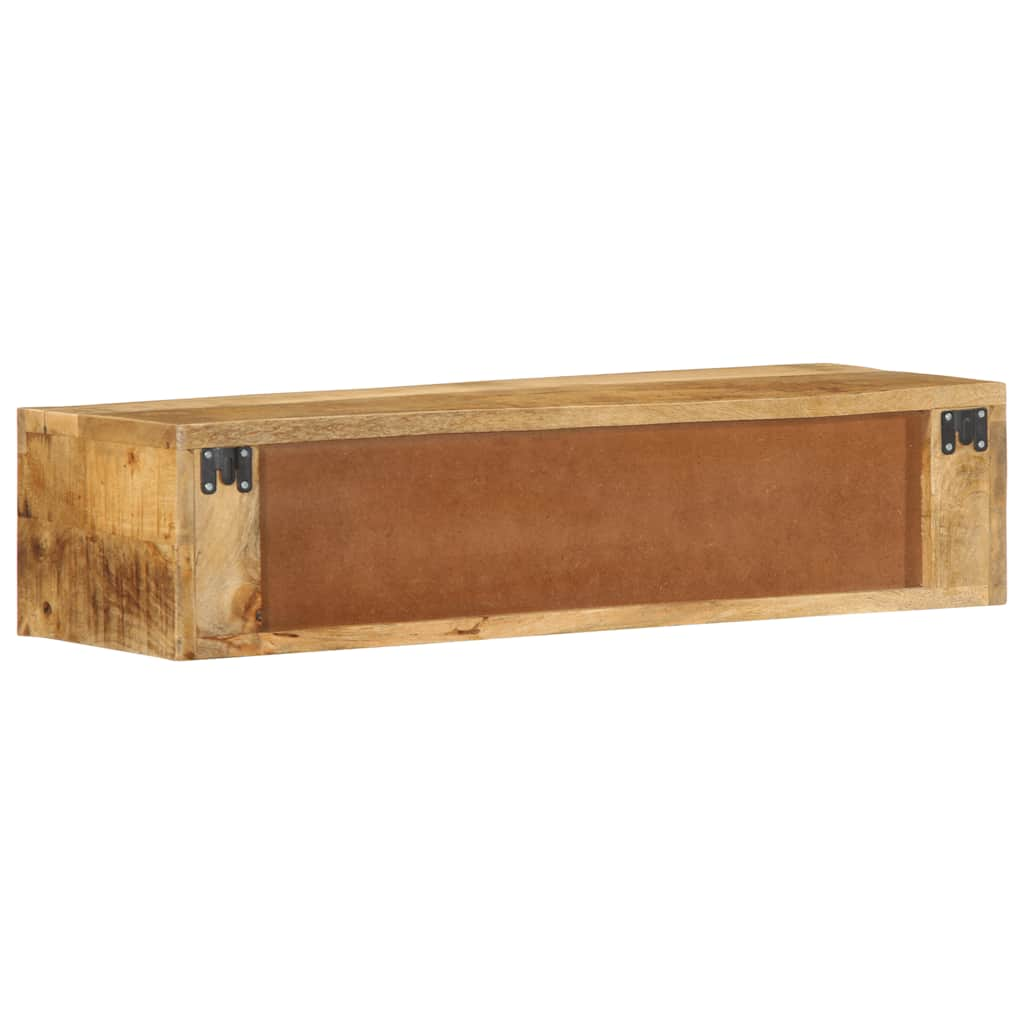 TV wall cabinet 80x30x19 cm Rough mango wood