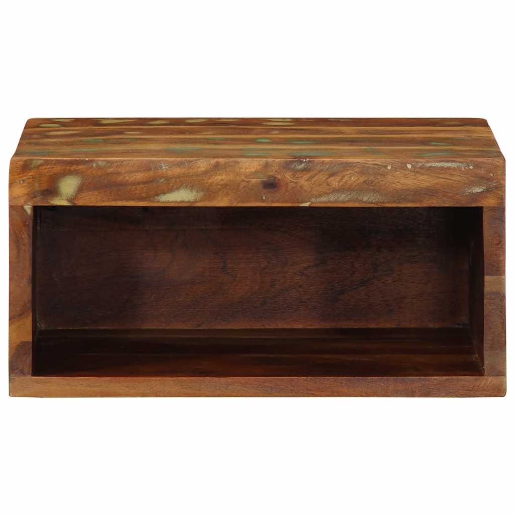 TV wall cabinet 40x30x19 cm solid reclaimed wood