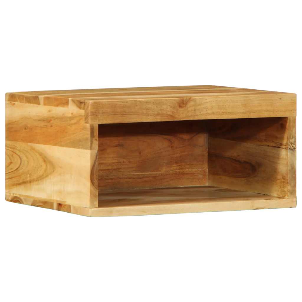 TV wall cabinets 2 pcs. solid wood acacia