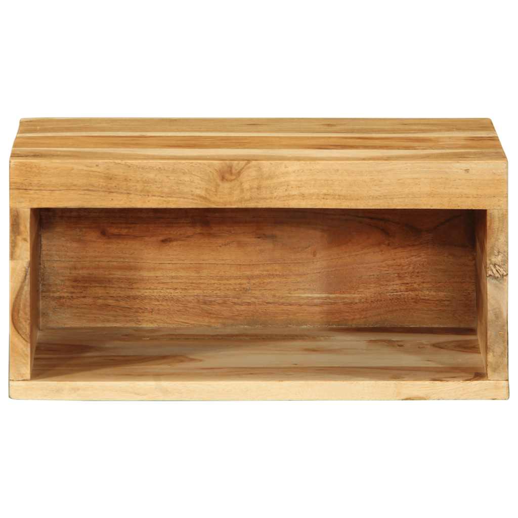 TV wall cabinets 2 pcs. solid wood acacia