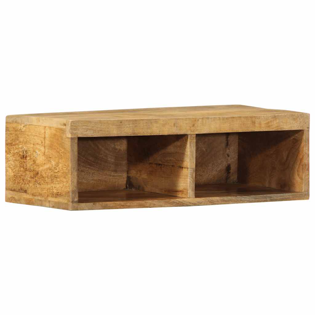 TV wall cabinet 60x30x19 cm Rough mango wood