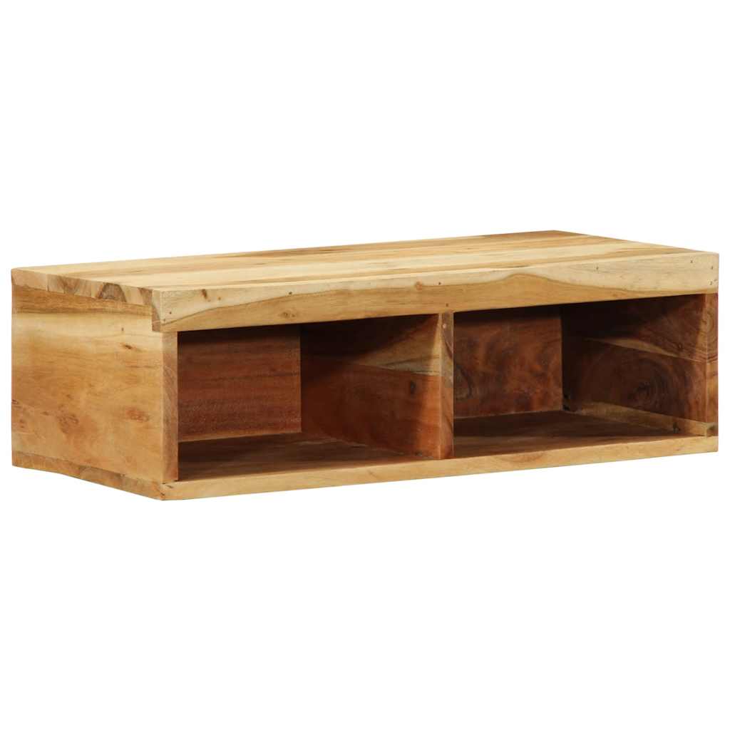 TV wall cabinet 60x30x19 cm solid acacia wood