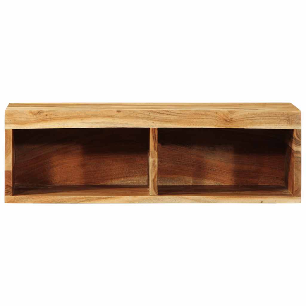 TV wall cabinet 60x30x19 cm solid acacia wood