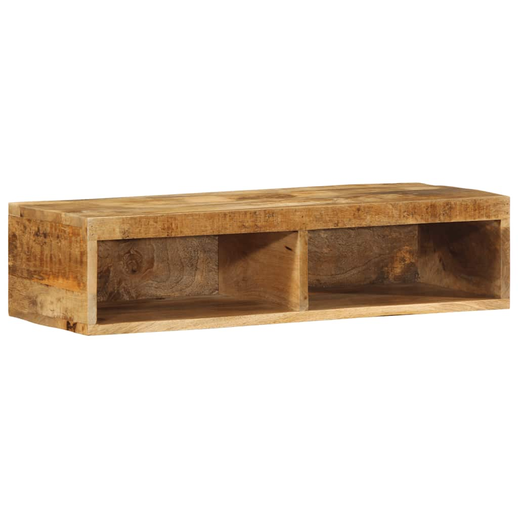 TV wall cabinet 80x30x19 cm Rough mango wood