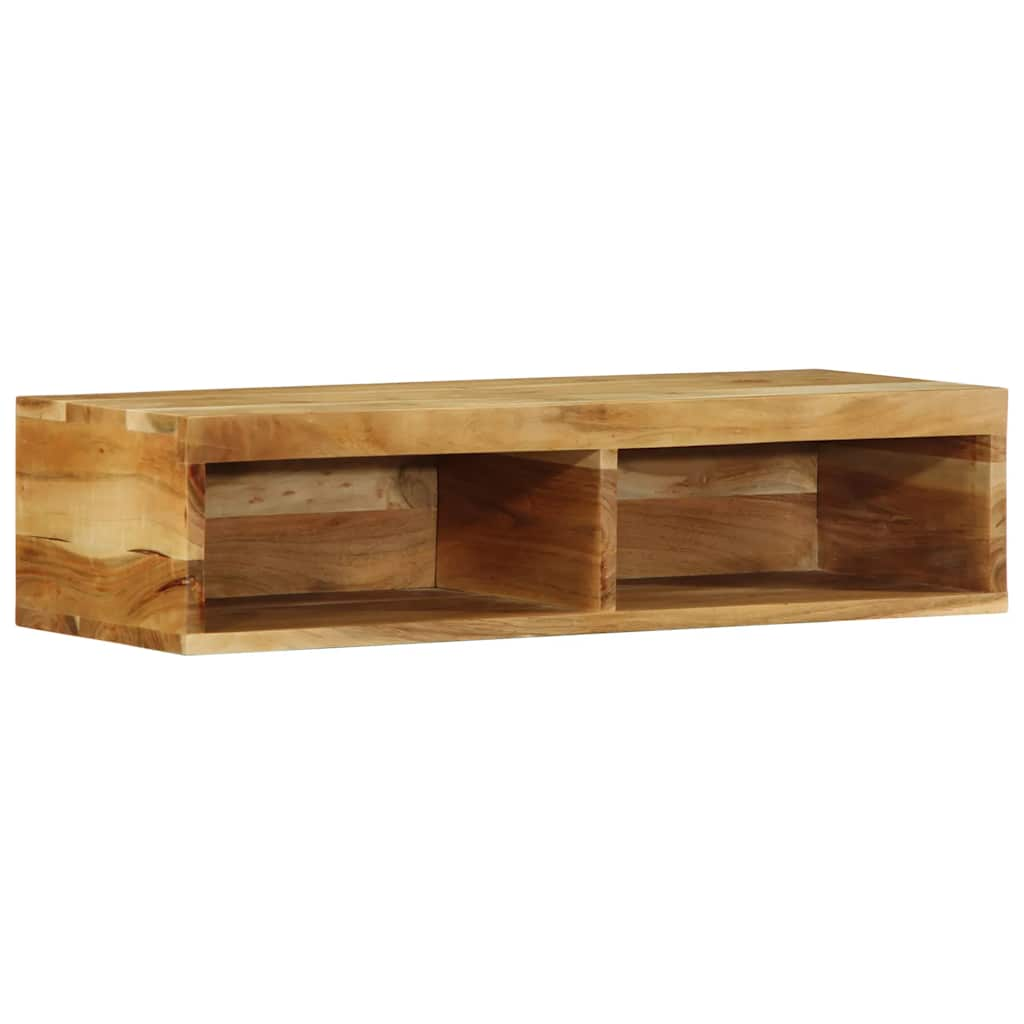 TV wall cabinet 80x30x19 cm solid acacia wood