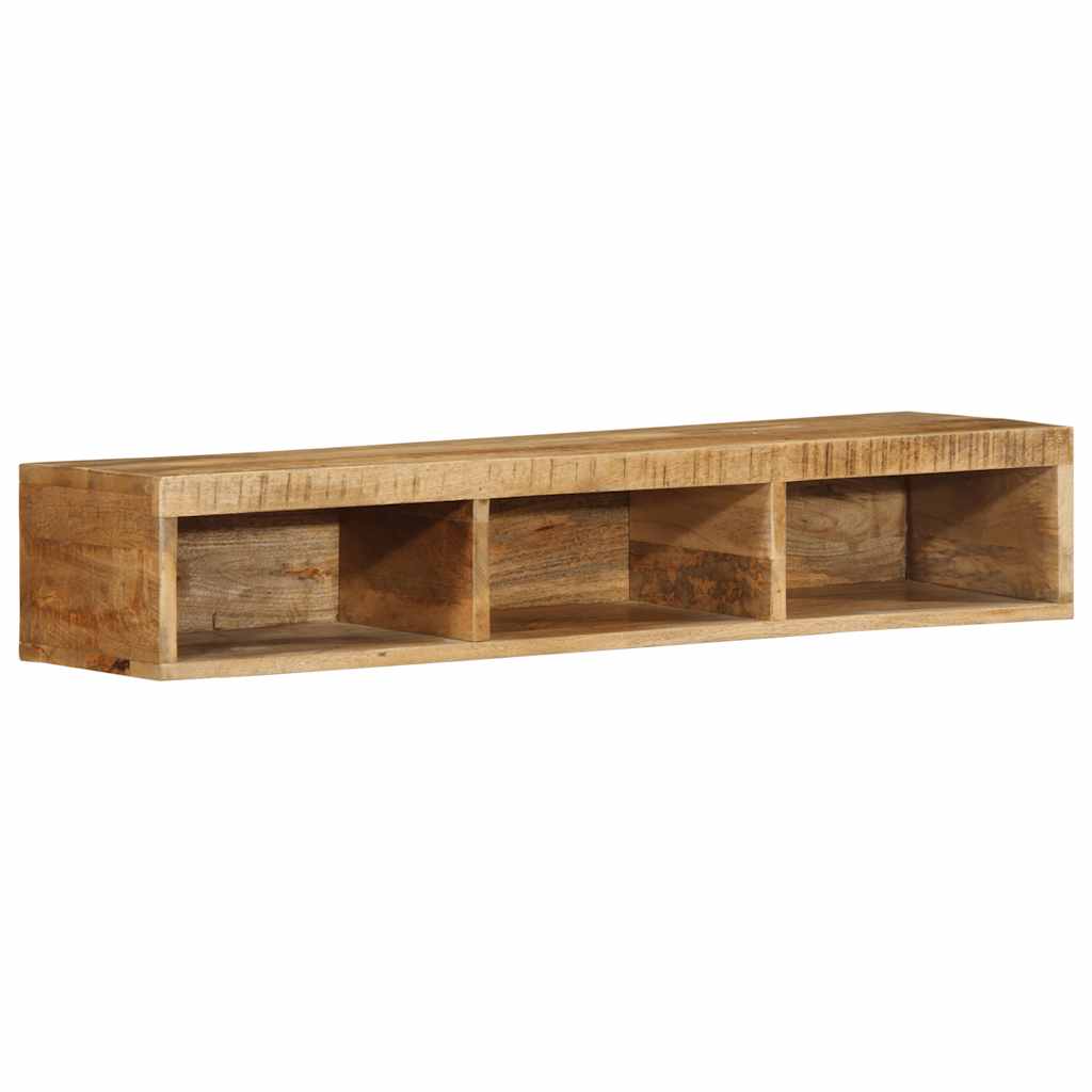 TV wall cabinet 100x30x19 cm Rough mango wood