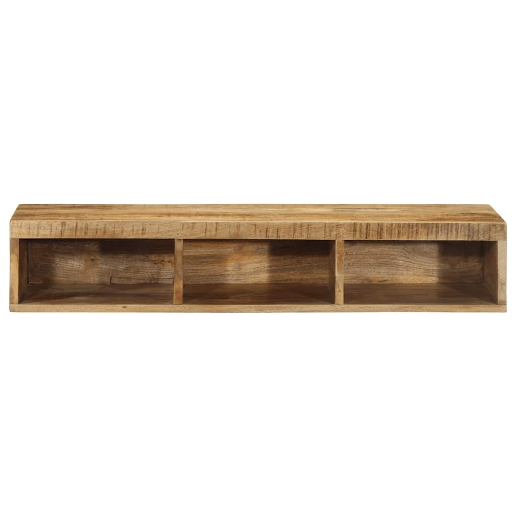 TV wall cabinet 100x30x19 cm Rough mango wood