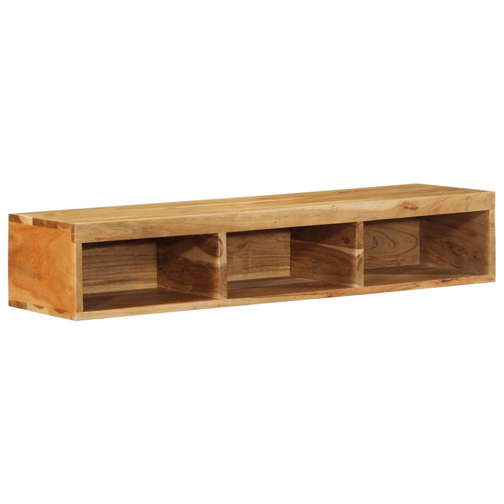 TV wall cabinet 100x30x19 cm solid acacia wood