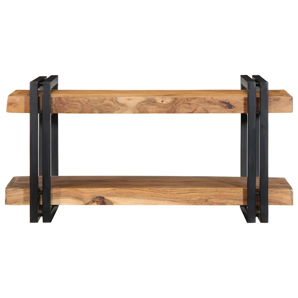 Wall shelf 70x33x35 cm solid acacia wood