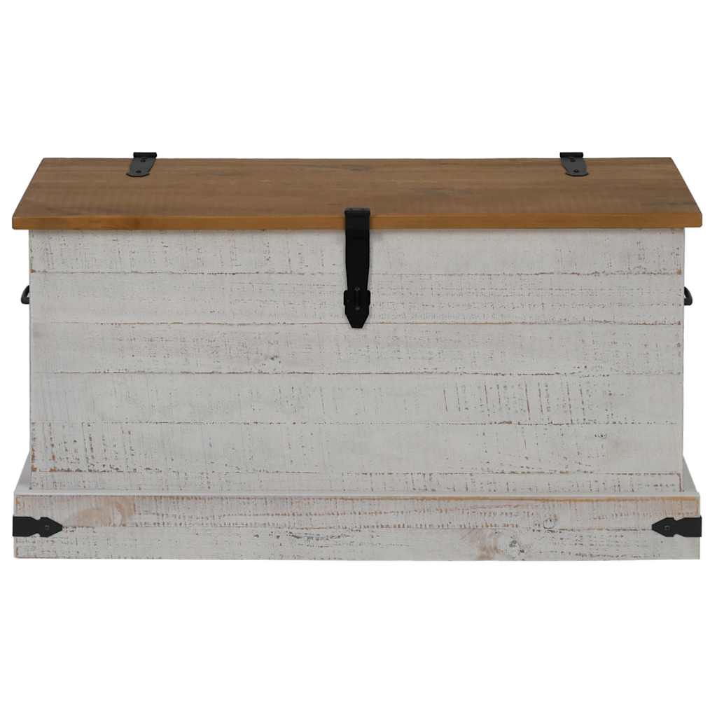 Chest HALDEN White 91x48x47 cm Solid Pine