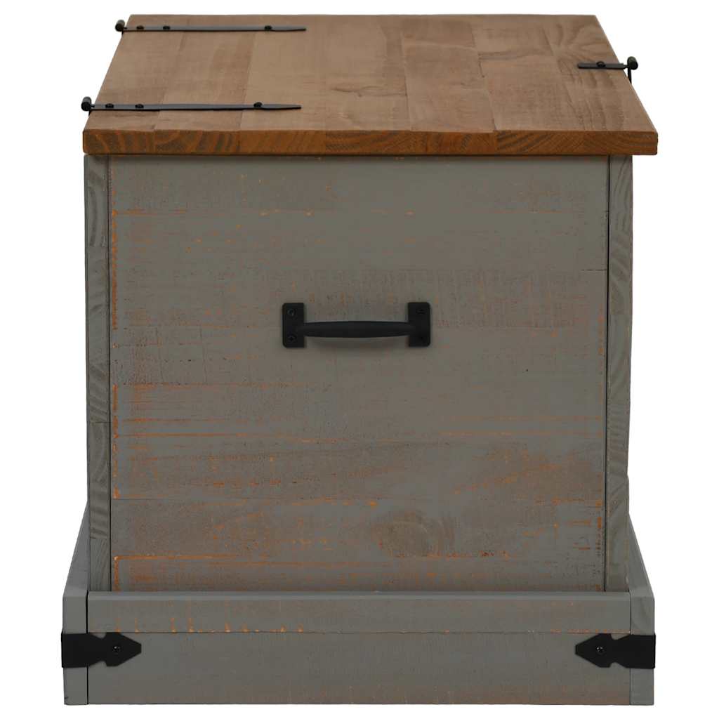 Chest HALDEN Grey 91x48x47 cm Solid Pine