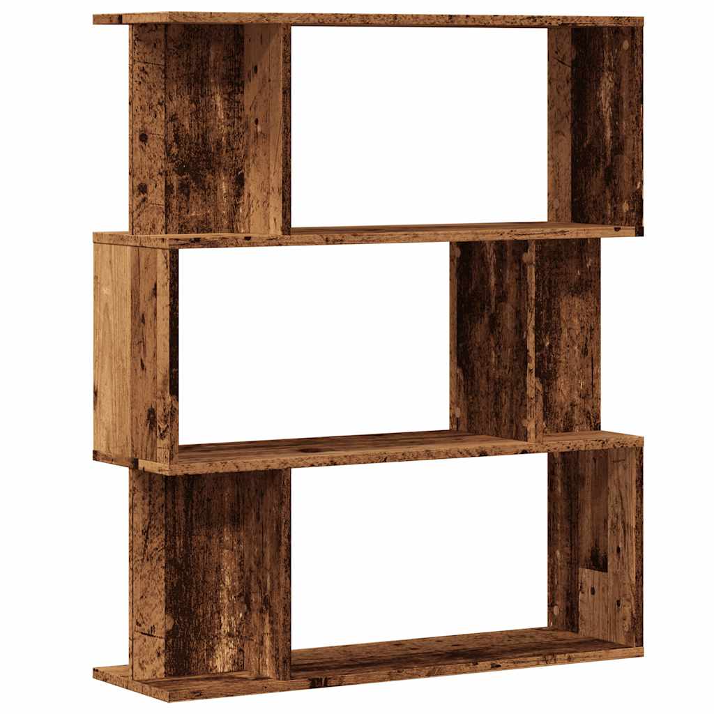 Bookshelf old wood look 80x24x96 cm wood material