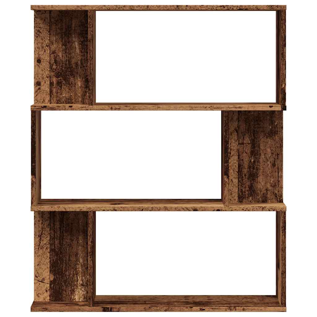 Bookshelf old wood look 80x24x96 cm wood material