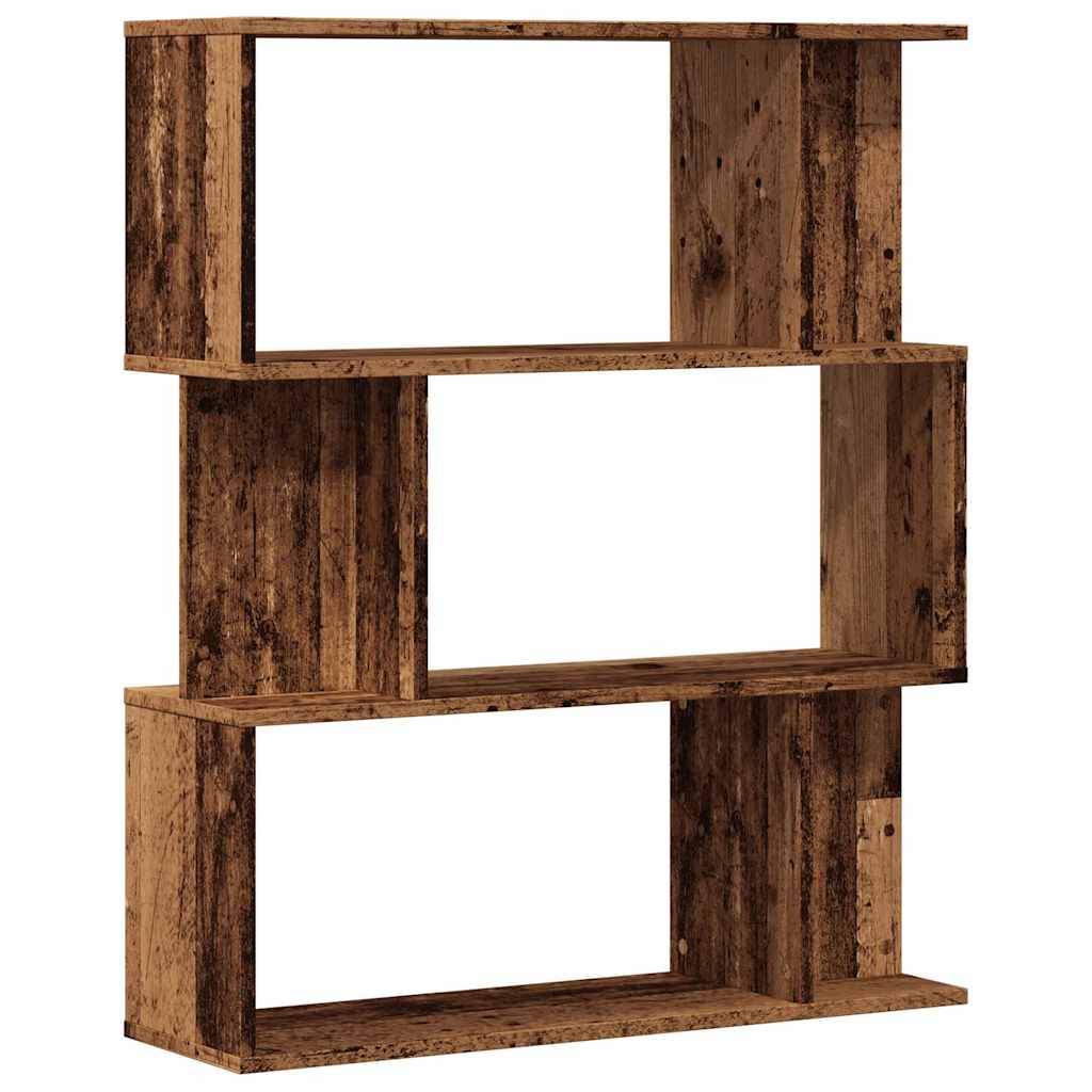 Bookshelf old wood look 80x24x96 cm wood material