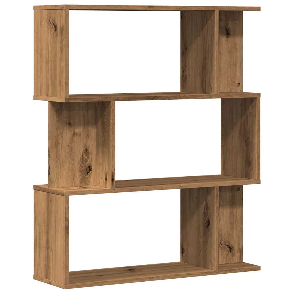 Bücherregal Artisan-Eiche 80x24x96 cm Holzwerkstoff