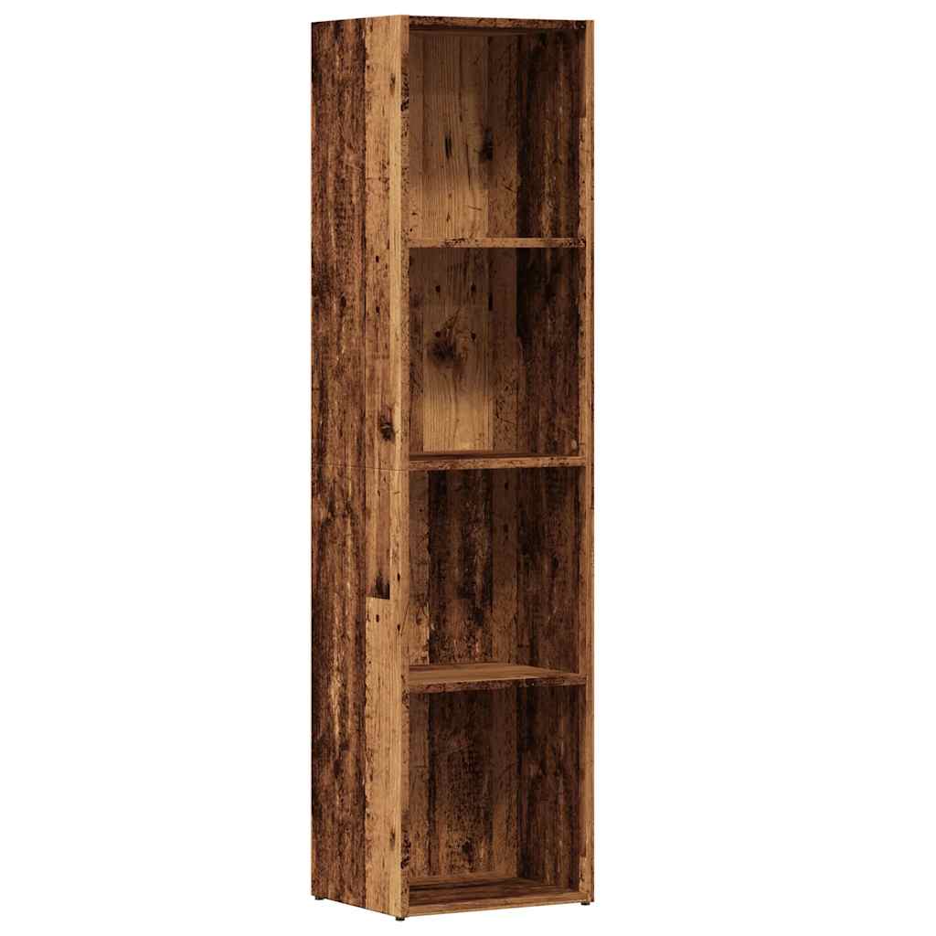 Bookshelf old wood look 36×30×143 cm wood material