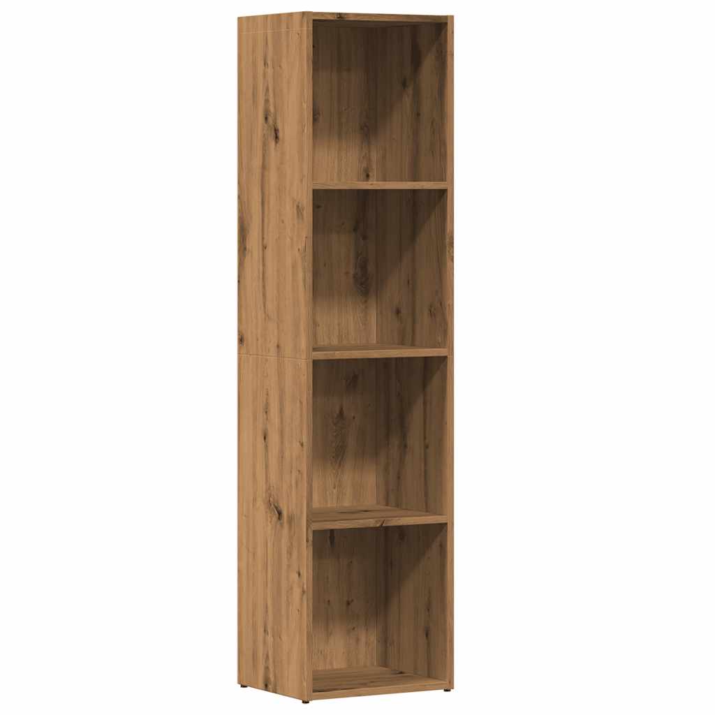 Bookshelf Artisan Oak 36x30x143 cm Wood Material