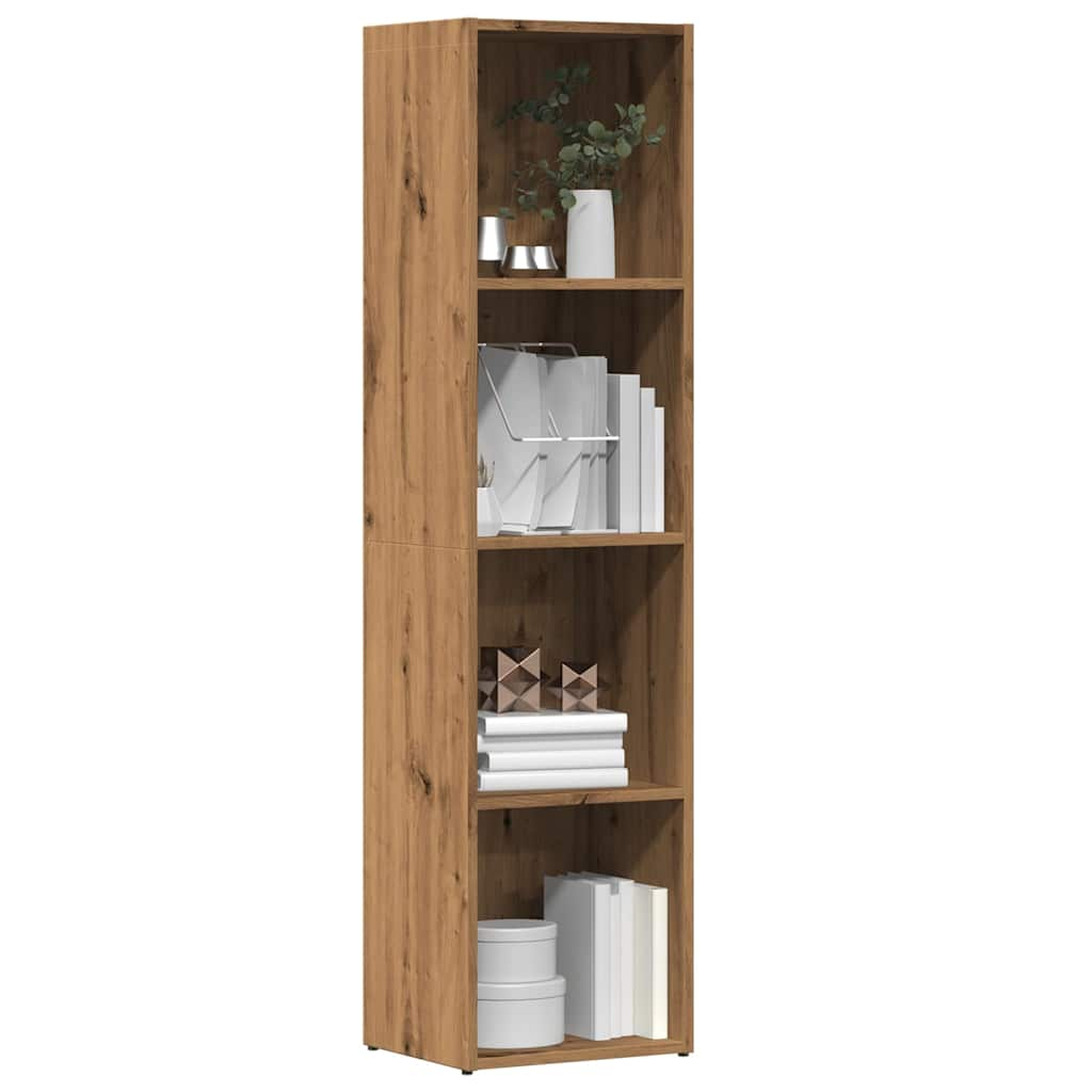 Bookshelf Artisan Oak 36x30x143 cm Wood Material