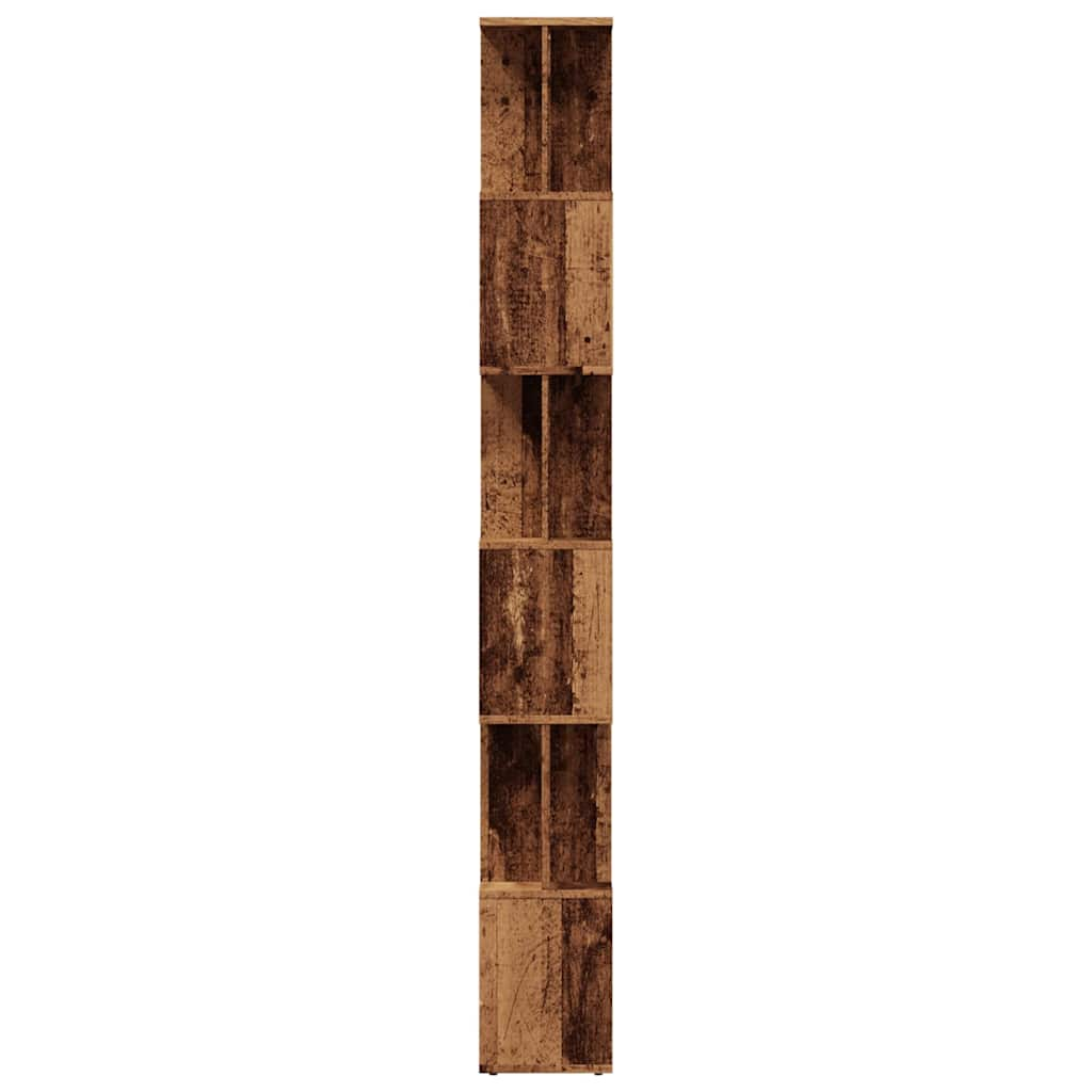 Bookshelf old wood look 80x24x192 cm wood material