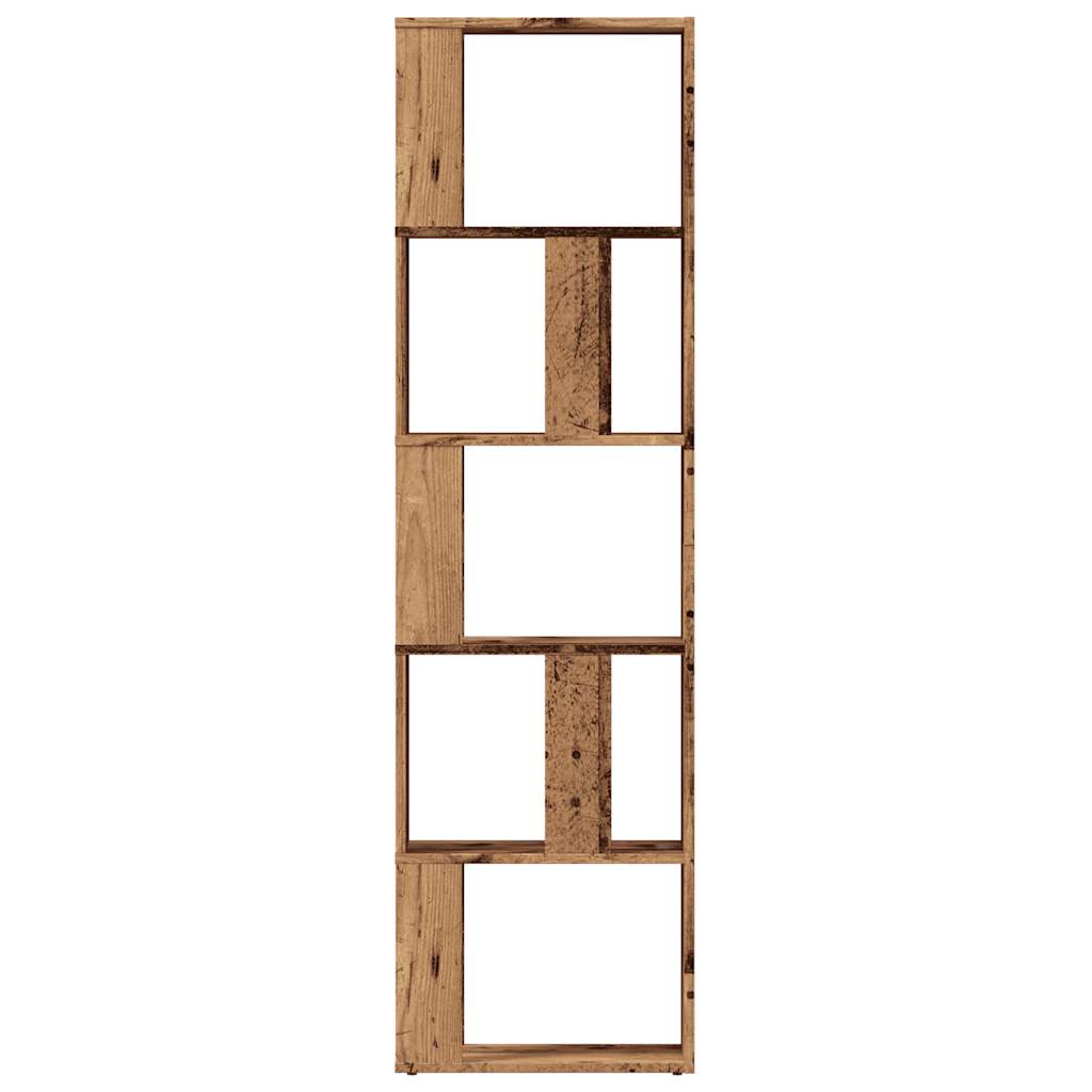 Bookcase old wood look 45x24x159 cm wood material