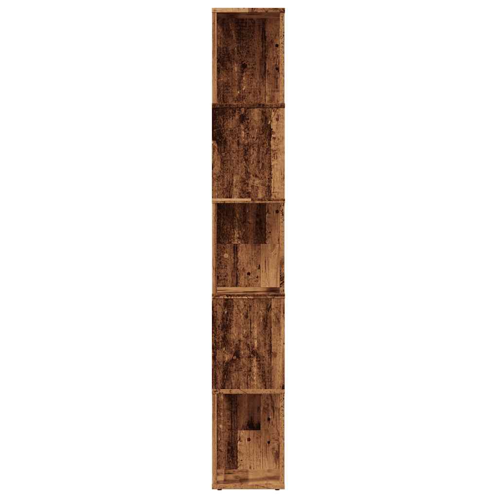 Bookcase old wood look 45x24x159 cm wood material