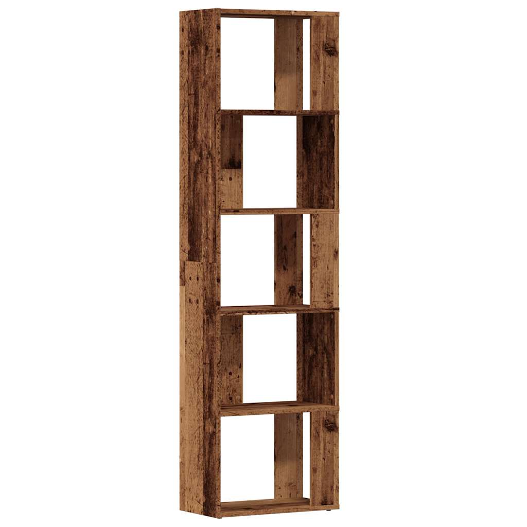 Bookcase old wood look 45x24x159 cm wood material