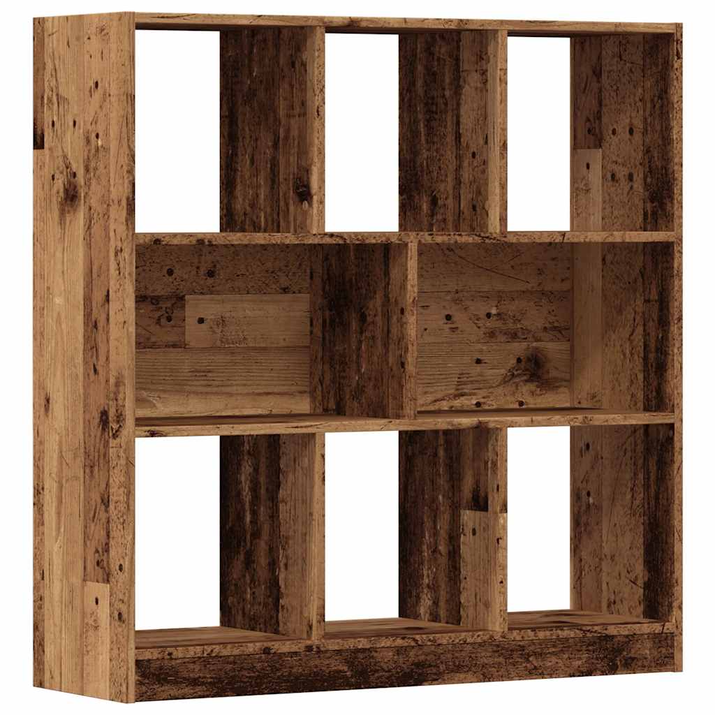 Bookshelf old wood look 97.5x29.5x100 cm wood material