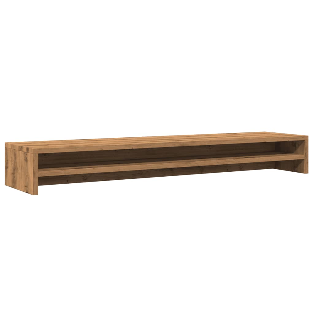 Monitor stand Artisan oak 100x24x13 cm wood material