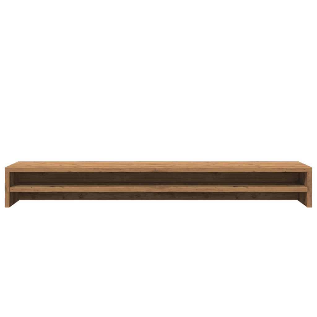 Monitor stand Artisan oak 100x24x13 cm wood material