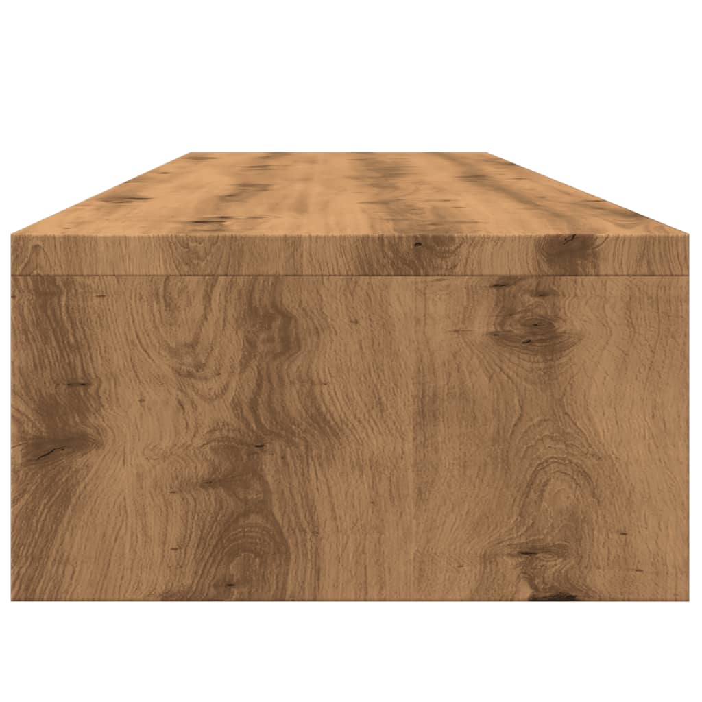 Monitor stand Artisan oak 100x24x13 cm wood material