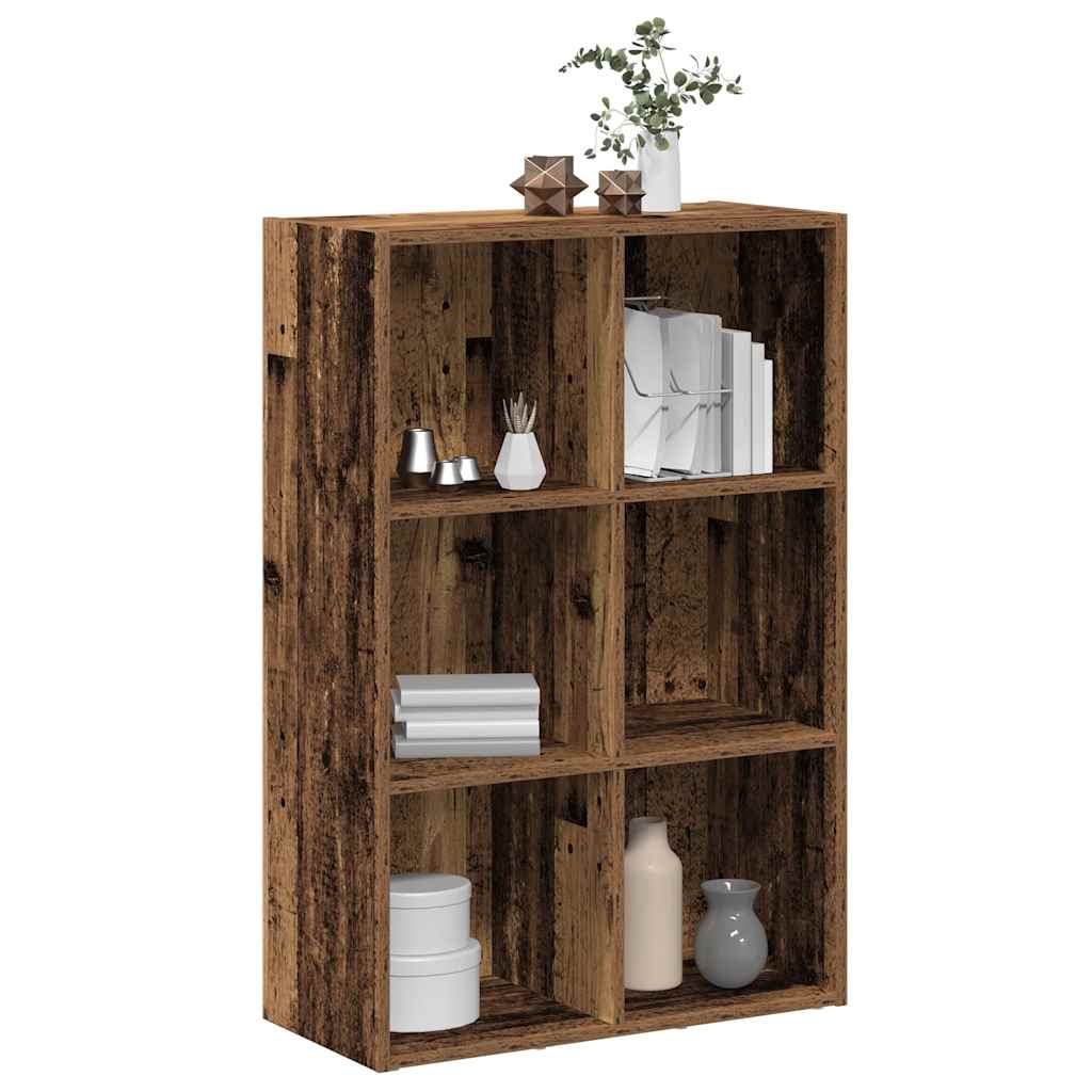 Bookshelf/Sideboard Old Wood Look 66x30x98 cm Wood Material