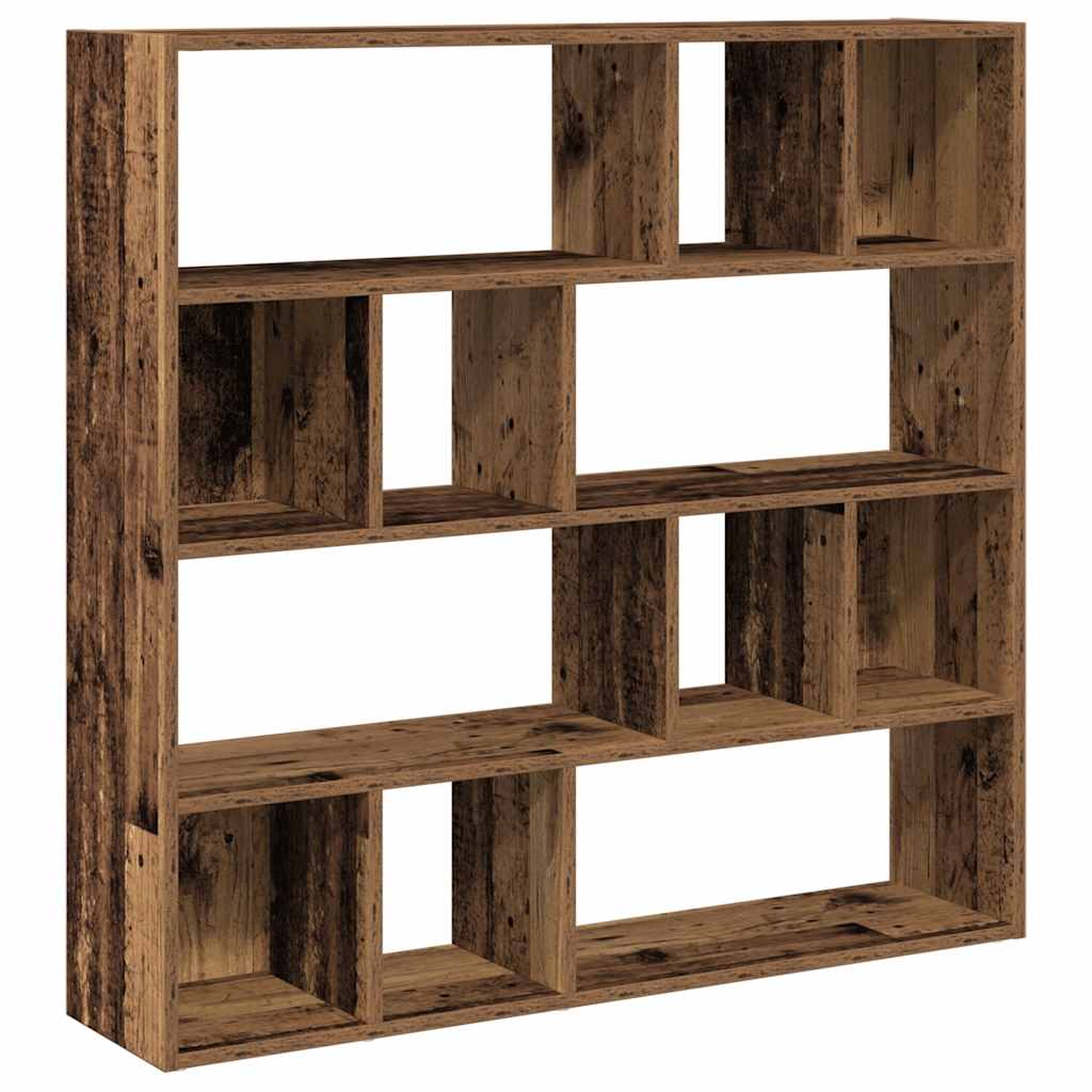 Bookshelf/room divider old wood look 105x24x102 cm