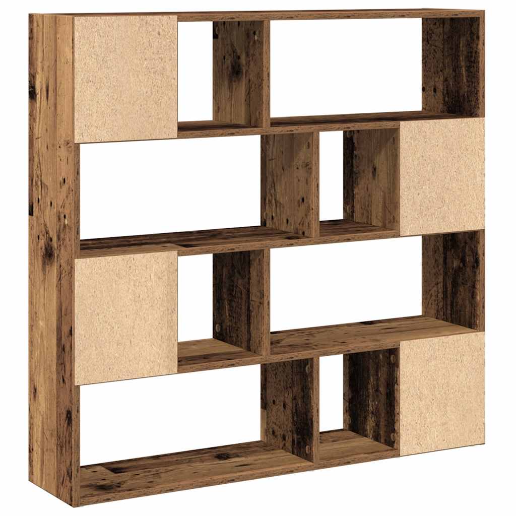 Bookshelf/room divider old wood look 105x24x102 cm