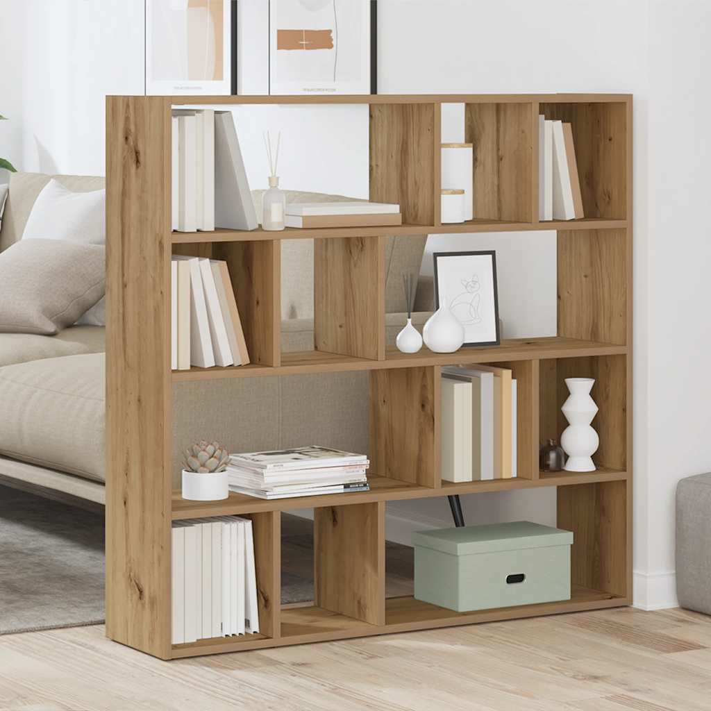 Bookshelf/Room Divider Artisan Oak 105x24x102 cm