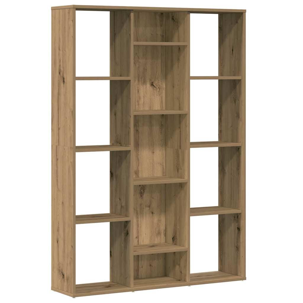 Room Divider/Bookcase Artisan Oak 100x24x140cm Wood Material