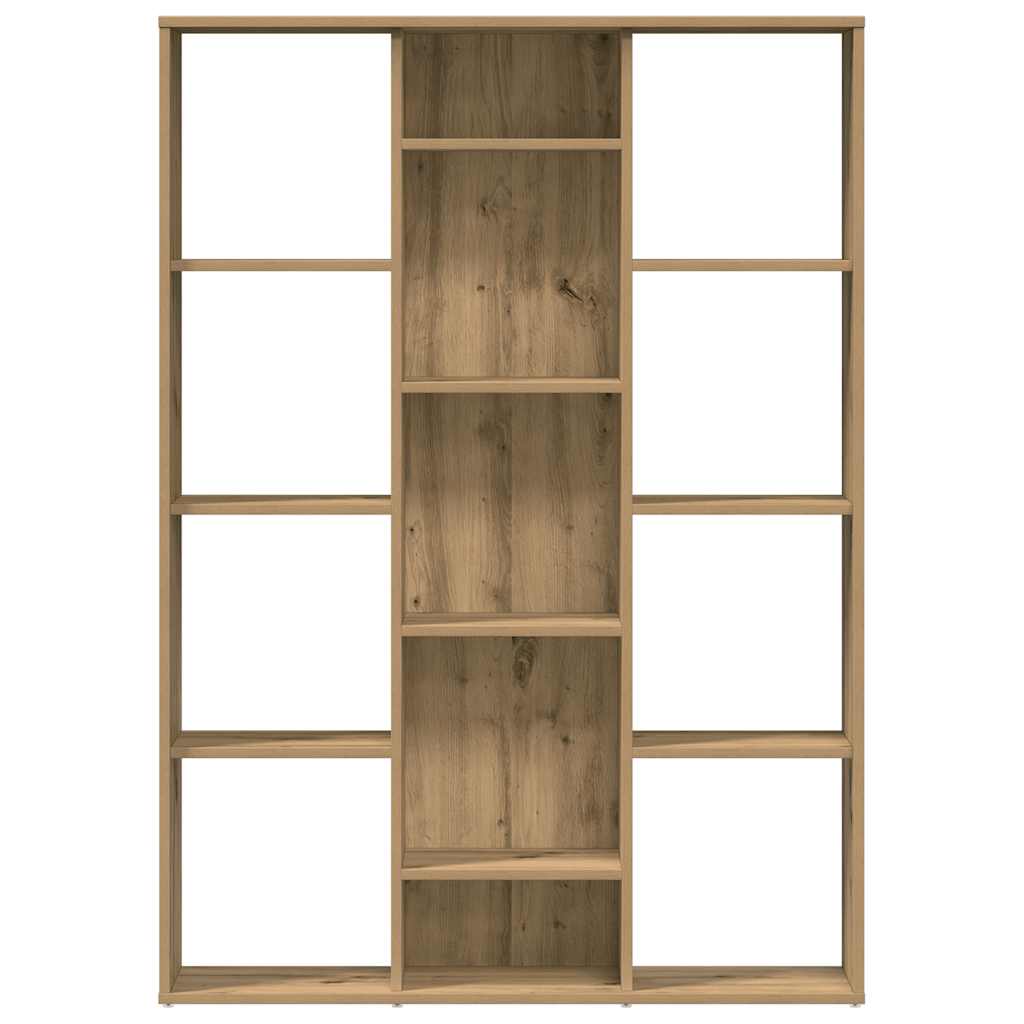 Room Divider/Bookcase Artisan Oak 100x24x140cm Wood Material