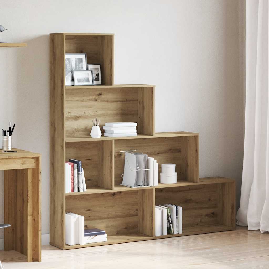 Bookshelf Artisan Oak 157x24x160 cm Wood Material