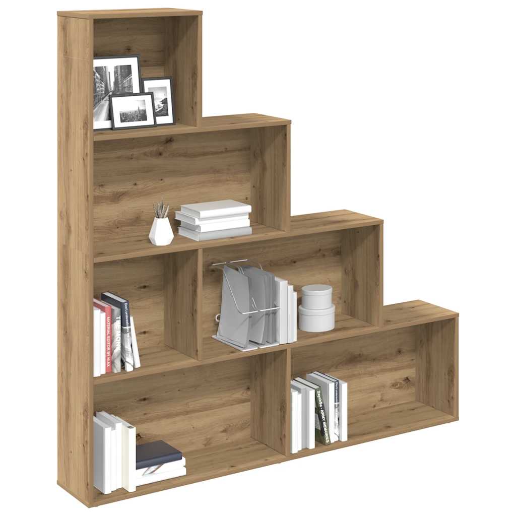 Bookshelf Artisan Oak 157x24x160 cm Wood Material